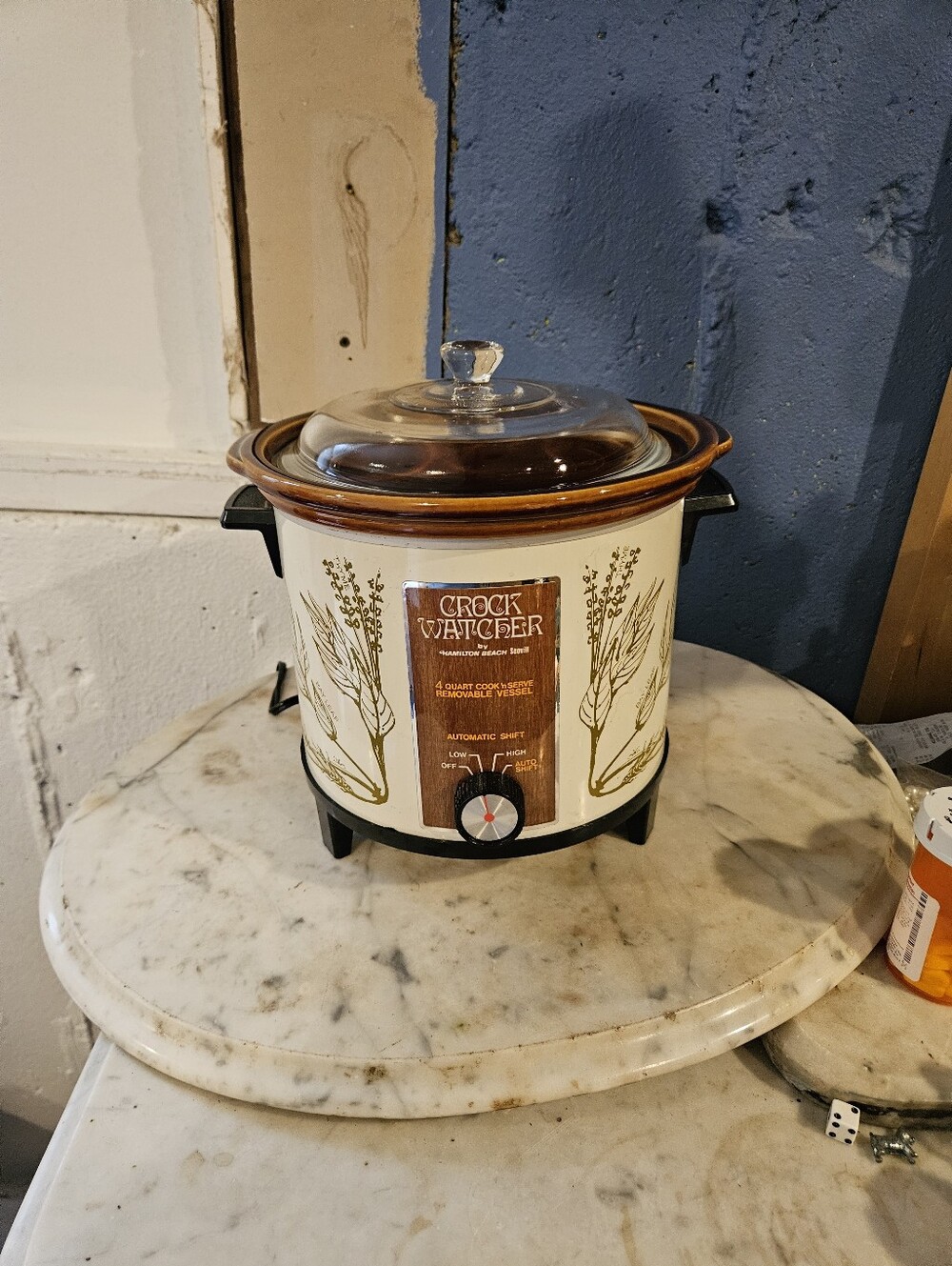 Hamilton Beach Scovill 4 Qt Crock Watcher Slow Cooker - Tested&Works Vintage 415